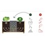 Upyard Mini bac à Compost pour Plate-Bande surélevée - Votre Jardin, Votre Compost, Votre Source de nutriments - Nourrissez la T