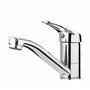 THEMA LUX | Robinet de lavabo en zinc et en acier inoxydable avec un revêtement chromé | Robinet mousseur économique d'eau | Ins