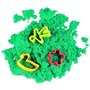 750g de Sable Magique pour les Enfants Lot de 5 Couleurs de Sable avec 5 Moules dans les Seaux Réutilisables Jeu de Sable à mode