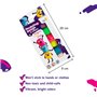 Kit de Pâte à Modeler Bio - 6 Couleurs 0,18 kg Plastiline Argile Autodurcissante Jeux Pate pour Enfant Rentrée Scolaire GenioKid