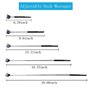 OWUDE télescopique Scratcher Tetractable Bear Griffe Métal Main Massager Outil Pack de 2 (Noir +