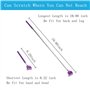 Gratte-dos extensible portatif, OWUDE télescopique Scratcher Tetractable Bear Griffe Métal Main Massager Outil Pack de 2 (Noir +