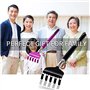 Gratte-dos extensible portatif, OWUDE télescopique Scratcher Tetractable Bear Griffe Métal Main Massager Outil Pack de 2 (Noir +