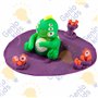 Genio Kids Kit de Pâte à Modeler Bio - Comestible pour Bébé 12 Pièces 0,65 kg avec 7 Accessoires Argile Autodurcissante Pate pou