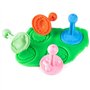 Genio Kids Accessoires pour Sable Magique et Pâte à Modeler Outils Modelage 30 Pièces Activité pour Enfant Moules pour Les Jeux 