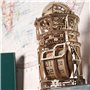 UGEARS Puzzles 3D en Bois pour Adultes - Horloge de Table astronomique avec Tourbillon - Horloge mécanique Fonctionnelle - Kit M