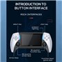 Richeyty 8G 2000+Games Project X Console de Vidéo de Poche Portable 4,3 Pouces IPS Support D'Écran PS1 Gaming Double Haut-Parleu