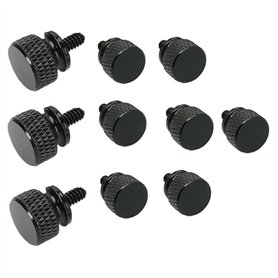 Bdghay 10 PièCes/Lot UNC6-32 M3.5 Vis à Main pour Support GPU PSU BoîTier D'Ordinateur Vis de Panneau LatéRal PC Assembler Refro