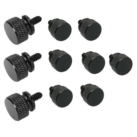 Bdghay 10 PièCes/Lot UNC6-32 M3.5 Vis à Main pour Support GPU PSU BoîTier D'Ordinateur Vis de Panneau LatéRal PC Assembler Refro