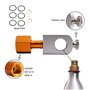 Lwaviwer Adaptateur de recharge de soda - Adaptateur de recharge de CO2 pour bouteille de CO2 DUO Terra Art Soda CO2, pour rempl