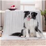 Plaid Polaire 130x150 Chien de Berger Couverture Polaire