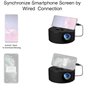 Yuattory YT200 Mini projecteur portable pour home cinéma lecteur multimédia pour enfants avec fil identique projecteur facile à 