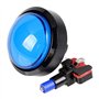 Hztuang 5X Boutons D'Arcade 60Mm DôMe 2,36 Pouces LED Bouton Poussoir avec Micro-Interrupteur pour Console de Jeux VidéO de Mach