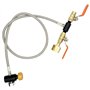 Ashikoi CGA-320 Adaptateur de recharge de cylindre de CO2 pour machine à soda, connecteur de tuyau d'échange de CO2, réservoir d