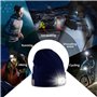 Richeyty Pour jeter la neige, porter un avec lumière Bluetooth d'hiver chaude avec haut-parleurs avec musique LED et casque avec