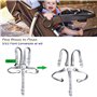 SUYIPCUS Harnais 5 Points pour Poussette, Sangles de Sécurité Ceinture de Sécurité pour Chaise Haute Ceinture Attache Sécurité R
