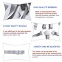 SUYIPCUS Harnais 5 Points pour Poussette, Sangles de Sécurité Ceinture de Sécurité pour Chaise Haute Ceinture Attache Sécurité R