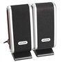 Booso Lot de 2 Enceintes Haut-parleurs USB pour Ordinateur Portable Stéréo 3