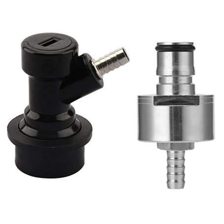iFutniew 1 lot de bouchons de gazéification en acier inoxydable avec verrou à boule ardillon de 5/16"