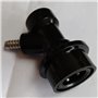 iFutniew 1 lot de bouchons de gazéification en acier inoxydable avec verrou à boule ardillon de 5/16"