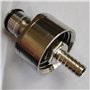 iFutniew 1 lot de bouchons de gazéification en acier inoxydable avec verrou à boule ardillon de 5/16"