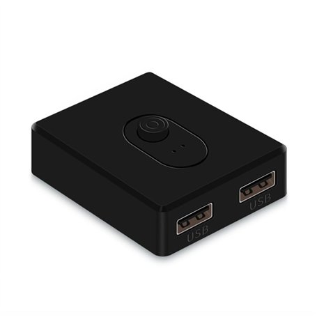 Grendly Commutateur KVM USB 3.0 1 x 2/2 x 1 - Répartiteur USB - Contrôleur partagé - Pour ordinateur portable