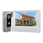 Ggnaxivs Système D'Interphone Vidéo Visiophone 7 Pouces avec Prise Européenne pour Déverrouillage et Surveillance de la Villa à