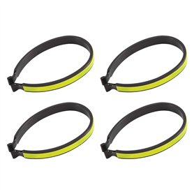 GUIJIALY 2 Paires de Pinces à Pantalon de VéLo Pinces à Pantalon de VéLo LéGèRes avec Bandes RéFléChissantes pour Les Balades No