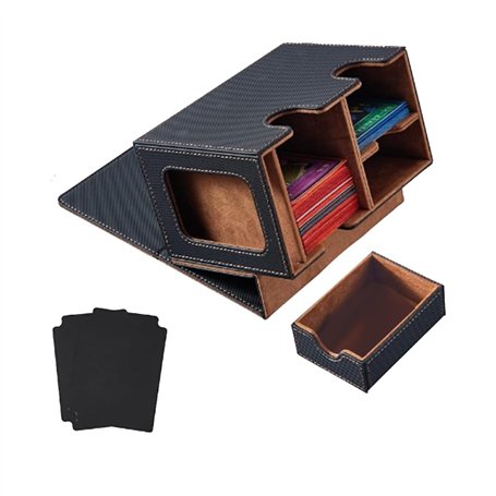 Boîte de de Cartes Présentoir de Cartes avec Plateau à Dés Deck Box Deck Box Contenant plus de 160 Cartes à Collectionner Boîte
