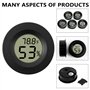 Lot de 5 thermomètres hygromètre numérique LCD moniteur d'humidité jauge pour humidificateurs déshumidificateurs