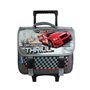 BAGTROTTER Cartable à roulettes 38 cm Hot Wheels voitures Gris
