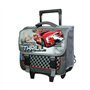 BAGTROTTER Cartable à roulettes 38 cm Hot Wheels voitures Gris