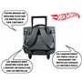 BAGTROTTER Cartable à roulettes 38 cm Hot Wheels voitures Gris