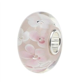 Breloque en verre soufflé de Murano en argent sterling pour bracelet à breloques Pandora