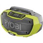 RYOBI - Radio de chantier 18V ONE+ stéréo Bluetooth AM/FM - port de charge USB - R18RH-0