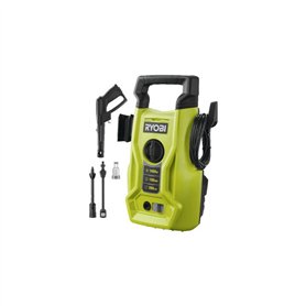 RYOBI - Nettoyeur haute pression 1400 W - 100 bars - 360 L - flexible 5 m PVC - lance vario - RY100PWA