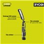 Lampe de travail 4V USB Lithium - 3 intensités : 500/250 / 100 Lumens - Base magnétique - (Vendu sans batterie) - RLI4-0