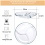 Lot Assiette de Table - D 25 cm 2 Pièces