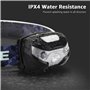 LE Lampe Frontale LED Rechargeable Puissante, 1300 Lux USB Torche Frontale 5 Modes d'éclairage avec Lumière Rouge, Étanche IPX4,