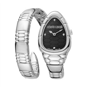Roberto Cavalli by Franck Muller Femmes Analogique Quartz Montre avec Bracelet en Acier Inoxydable RV1L184M0021