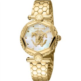 Roberto Cavalli by Franck Muller Femmes Analogique Quartz Montre avec Bracelet en Acier Inoxydable RV1L204M0051