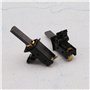 2pcs Balais de charbon Machine à Laver avec Supports 182364 Compatible pour Etna Gorenje Koerting Hanseatic Privileg, 35x12.3x5m