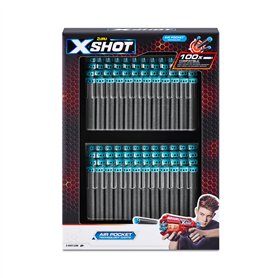 ZURU - XSHOT - Excel - RECHARGES - Pack 100 fléches en Mousse - Compatibles avec Les Autres Marques - 5639