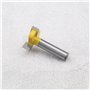 Fraise à Queue de 8 mm Fraise Affleurante Diamètre de Coupe de 24mm Mèche pour Bois Massif MDF Matériaux Laminés Panneau de Part