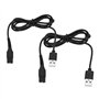 Lot de 2 câbles de charge USB de rechange pour aspirateur de fenêtre Karcher WV1/WV1 Plus/WV2/WV5/WV5 Premium/WV60