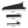 3pcs Lames de Scie Alternative Compatible avec Black & Decker Scorpion Modèles de Scie FKS890E KS890ECN KS890EK KS890GT KS880 Bo