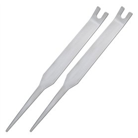 OTOTEC Lot de 2 outils de retrait de pince en X pour carte mère compatible avec Xbox 360 ONE en acier inoxydable X-Clip outil de