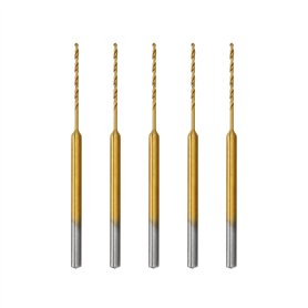5pcs HSS Micro Foret Hélicoïdal Micro Forets Embouts en Spirale en Acier à Coupe Rapide Outils à Main Accessoires Compatible ave