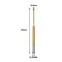 5pcs HSS Micro Foret Hélicoïdal Micro Forets Embouts en Spirale en Acier à Coupe Rapide Outils à Main Accessoires Compatible ave
