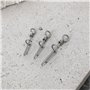 OTOTEC 45pcs Clips de Leurre à Changement Rapide Twist Lock 18,5 Mm 19,5 Mm 23 Mm Mousqueton de Pêche 10 Kg 15 Kg 20 Kg Liens de